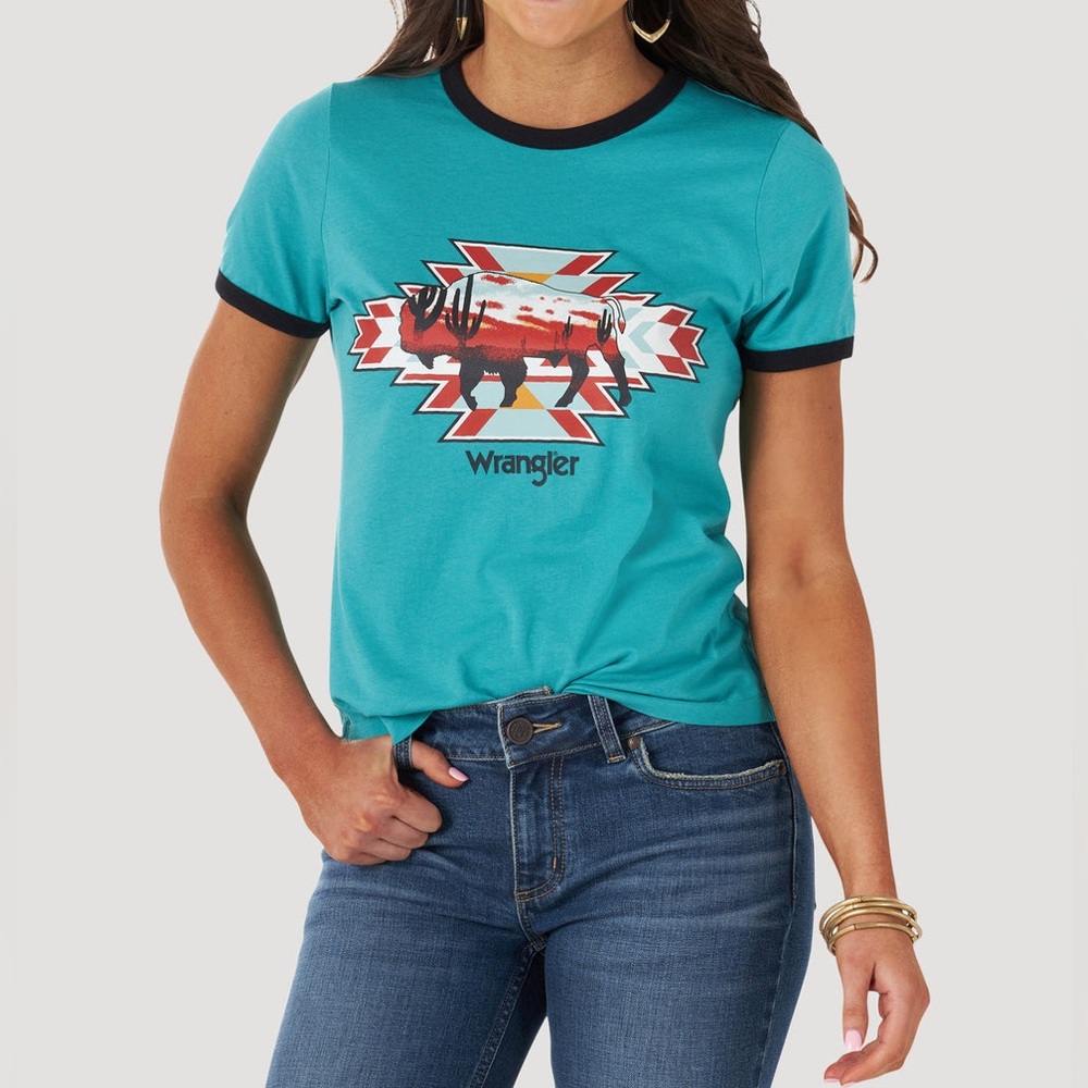 ❌SOLD DO NOT BUY❌ Wrangler Buffalo Graphic Tee